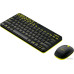 Комплект БЕСПРОВОДНОЙ Клавиатура + мышь Logitech MK240 Nano (920-008213) (мышь беспроводная радио (сенсор оптический), клавиатура радио))