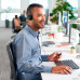 Наушники с микрофоном Logitech PC Headset 960 USB (981-000100) (наушники с микрофоном, для общения, оформление открытое, 20-20000 Гц, кабель 2.5 м)