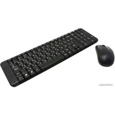 Комплект БЕСПРОВОДНОЙ Клавиатура + мышь Logitech MK220 Black (920-003169) (мышь беспроводная радио (сенсор оптический), 
