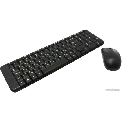 Комплект БЕСПРОВОДНОЙ Клавиатура + мышь Logitech MK220 Black (920-003169) (мышь беспроводная радио (сенсор оптический), клавиатура радио)