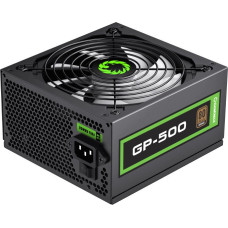 БП GameMax 500W (GP-500) (ATX 2.31, 500W, 80 PLUS BRONZE, Active PFC, 140mm fan,1x24PIN,12V8pin(4+4),4xSATA,2xPCI-6+2PIN