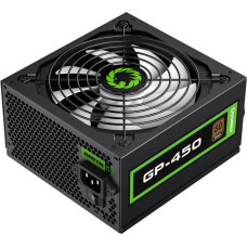 БП GameMax 450W (GP-450) (ATX 2.31, 450W, 80 PLUS BRONZE, Active PFC, 140mm fan,1x24PIN,12V8pin(4+4),4xSATA,1xPCI-6+2PIN