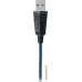 Наушники с микрофоном SVEN AP-U980MV (Black-Blue) (наушники с микрофоном, геймерские, оформление закрытое, излучатель 50 мм, 20-20000 Гц, 32 Ом, кабель 2.2 м)