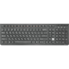Клавиатура Беспроводная Defender UltraMate SM-535 USB (45535)(стандартная для ПК, интерфейс подключения - радио, цвет че