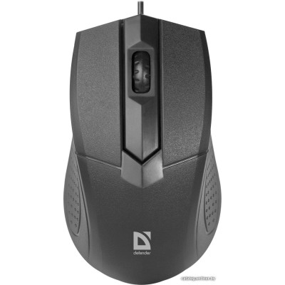 Мышь Defender Optimum MB-270 Black (52270) (полноразмерная мышь для ПК/для компьютеров Apple, проводная, USB, сенсор оптический 1000 dpi, 3 кнопки, колесо с нажатием, цвет черный)