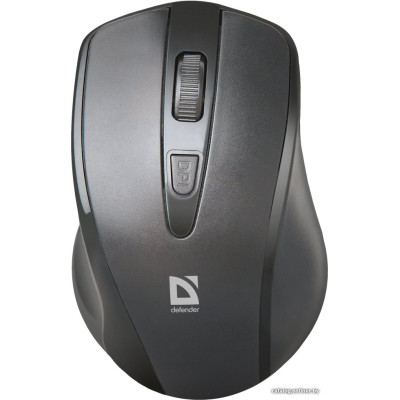 Мышь беспроводная Defender Datum MM-265 (52265) (полноразмерная мышь для ПК, радио, сенсор оптический 1600 dpi, 4 кнопки, колесо с нажатием, цвет черныйi)