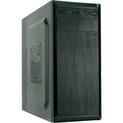 Корпус ATX Без БП Vicsone F3X (Стенка с перфорацией для вентиляции, 2xUS3.0, 2х3.5 HDD, HD Audio+Mic, VGA MAX 250mm, CPU MAX 155mm,сталь 0,66 mm) Black