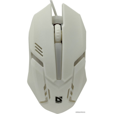 Мышь Defender Сyber MB-560L WHITE (52561) (полноразмерная мышь для ПК/для компьютеров Apple, проводная USB, сенсор оптический 1200 dpi, 3 кнопки, колесо с нажатием, цвет черный)