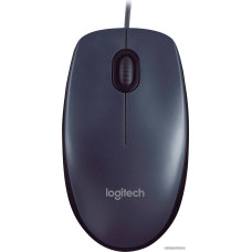 Мышь Logitech M90 (910-001793/910-001795) Black Optical Mouse USB 3btn+Roll (полноразмерная мышь для ПК, проводная, USB,