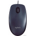 Мышь Logitech M90 (910-001793/910-001795) Black Optical Mouse USB 3btn+Roll (полноразмерная мышь для ПК, проводная, USB, сенсор оптический 1000 dpi, 3 кнопки, колесо с нажатием, цвет серый)