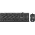 Комплект ПРОВОДНОЙ Клавиатура + мышь Defender York C-777 (USB) (для ПК/для компьютеров Apple, мышь проводная USB (сенсор оптический), клавиатура USB, цвет черный) (45779)