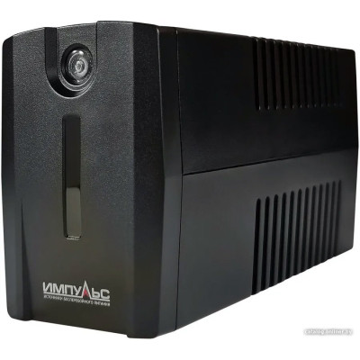 ИБП ИМПУЛЬС ЮНИОР СМАРТ 600 JS60113, LED, SCHUKOx2 (аналог Ippon Back Basic 650 Euro), 600/360 ВА/Вт (~230В, АКБ 1х7Ач), напольный Источник бесперебойного питания