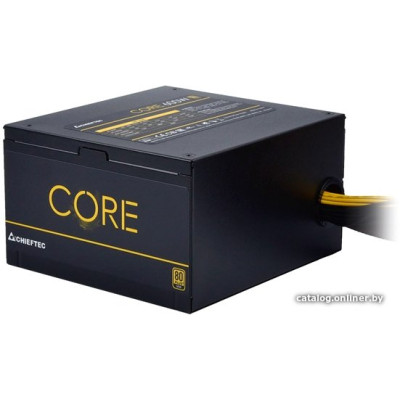 БП Chieftec 600W Core (BBS-600S) (ATX 2.3, 600W, 80 PLUS GOLD, Active PFC, 120mm fan) Retail