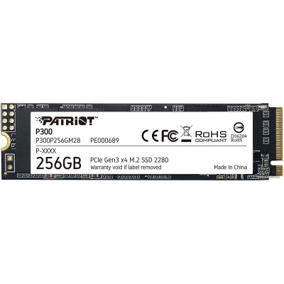 SSD M.2 2280 M PCI Express 3.0 x4 Patriot 256GB P300 (P300P256GM28) 1700/1100 MBps TLC