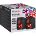 Колонки 2.0 Defender Solar 1 6Вт, подсветка, питание от USB (65401)