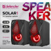Колонки 2.0 Defender Solar 1 6Вт, подсветка, питание от USB (65401)