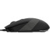 Мышь A4Tech Fstyler FM10 Gray (полноразмерная мышь для ПК, проводная USB, сенсор оптический 1600 dpi, 4 кнопки, колесо с нажатием и отклонением, цвет серый/черный)
