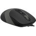 Мышь A4Tech Fstyler FM10 Gray (полноразмерная мышь для ПК, проводная USB, сенсор оптический 1600 dpi, 4 кнопки, колесо с нажатием и отклонением, цвет серый/черный)