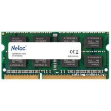 SO-DIMM DDR3 4Gb PC-12800 1600Mhz Netac Basic (NTBSD3N16SP-04) 1.35v