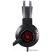 Наушники с микрофоном A4Tech Bloody J437 черный (мониторные (охватывающие), геймерские, 20-20000 Гц, кабель 1.8 м)