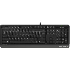 Клавиатура A4Tech Fstyler FK10 Gray (стандартная для ПК, мембранная, пластик, интерфейс подключения - USB, влагозащита, 