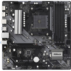 MB ASRock B550M PHANTOM GAMING 4 Soc-AM4 (B550) 2xPCI-Ex16 PCI-Ex1 2xM.2 2xARGB+2xRGB 4xDDR4 4533MHz+ HDMI+DP mATX RTL