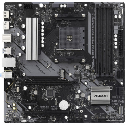 MB ASRock B550M PHANTOM GAMING 4 Soc-AM4 (B550) 2xPCI-Ex16 PCI-Ex1 2xM.2 2xARGB+2xRGB 4xDDR4 4533MHz+ HDMI+DP mATX RTL