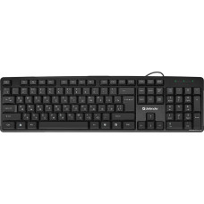 Клавиатура Defender Next HB-440 (45440) 104кл. (мембранная , интерфейс подключения - USB, кабель 1.8 м, цвет черный/серы