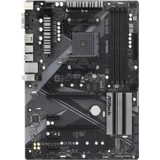 MB ASRock B450 PRO4 R2.0 Soc-AM4 (B450) 2xPCI-Ex16 4xPCI-Ex1 2xM.2 1GbE LAN ARGB+RGB RAID 0/1/10 CrossFireX 4xDDR4 3200M