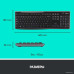 Комплект БЕСПРОВОДНОЙ Клавиатура + мышь Logitech MK275 (920-008535) (мышь радио (сенсор оптический), клавиатура радио, цвет синий/черный)