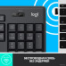 Комплект БЕСПРОВОДНОЙ Клавиатура + мышь Logitech MK295 Silent  Black (920-009807) (БЕСШУМНЫЙ, мышь радио (сенсор оптический), клавиатура радио, цвет черный)