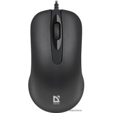 Мышь Defender Classic MB-230 Black (52231) (полноразмерная мышь для ПК, проводная USB, сенсор оптический 1000 dpi, 3 кно