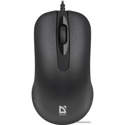 Мышь Defender Classic MB-230 Black (52231) (полноразмерная мышь для ПК, проводная USB, сенсор оптический 1000 dpi, 3 кнопки, колесо с нажатием, цвет черный)