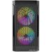 Корпус MicroATX Без БП Powercase Mistral Micro Z3B Mesh LED (CMIMZB-L3) (Tempered Glass, 2xUSB 2.0, 1xUSB-A 3.2 5Гбит/с, 1x120mm FRGB FAN, 2x140mm FRGB FAN, HD Audio+Mic, VGA MAX 280mm, CPU MAX 160mm, пылевые фильтры) Black