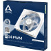 Вентилятор 140mm Arctic Cooling Arctic P14 PWM White / Transparent (ACFAN00223A) (4пин, 140x140x27мм, 200-1700об/мин) RTL