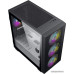 Корпус MicroATX Без БП GameMax Aero Mini (H607) (Tempered Glass, Mesh сетка, 1xUSB 2.0, 1xUSB-C 3.2 5Гбит, 4x120mm ARGB Fan, HD Audio+Mic, VGA MAX 340mm, CPU MAX 155mm, пылевые фильтры) Black