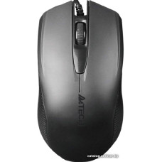 Мышь A4Tech OP-760 Black (полноразмерная мышь для ПК, проводная USB, сенсор оптический 1000 dpi, 3 кнопки, колесо с нажа