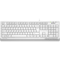Клавиатура A4Tech Fstyler FKS10 (цвет- белый) (стандартная для ПК, клавиши ромбовидной формы для удобного положения кист