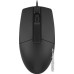 Мышь A4Tech OP-330S Black  (БЕСШУМНАЯ полноразмерная мышь для ПК,  для правой и левой руки, проводная USB, сенсор оптический 1200 dpi, 3 кнопки, колесо с нажатием, длина провода -1,5м)