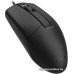Мышь A4Tech OP-330S Black  (БЕСШУМНАЯ полноразмерная мышь для ПК,  для правой и левой руки, проводная USB, сенсор оптический 1200 dpi, 3 кнопки, колесо с нажатием, длина провода -1,5м)