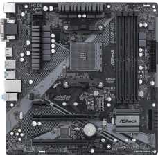 MB ASRock B450M PRO4 R2.0 Soc-AM4 (B450) 2xPCI-Ex16 PCI-Ex1 2xM.2 1GbE LAN ARGB+RGB RAID 0/1/10 CrossFireX 4xDDR4 3200MHz HDMI+DVI+VGA mATX RTL