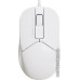 Мышь A4Tech Fstyler FM12S White (БЕСШУМНАЯ, ноутбучная мышь для ПК, проводная USB, сенсор оптический 1200 dpi, 3 кнопки, колесо с нажатием и отклонением, цвет белый)