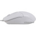 Мышь A4Tech Fstyler FM12S White (БЕСШУМНАЯ, ноутбучная мышь для ПК, проводная USB, сенсор оптический 1200 dpi, 3 кнопки, колесо с нажатием и отклонением, цвет белый)