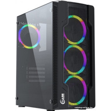 Корпус ATX Без БП Powercase Mistral X4 Mesh LED (CMIXB-L4) (Tempered Glass, 2xUSB 2.0, 1xUSB-A 3.2 5Гбит/с, 4x120mm LED 