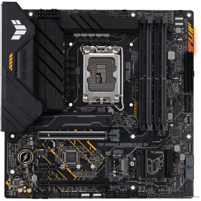 MB ASUS TUF GAMING B660M-PLUS D4 Soc-1700 (B660) PCI-E 5.0x16 PCI-E 3.0x16 PCI-E 4.0x1 2xUltra M.2 2.5GbE LAN COM header 4xDDR4 5333MHz DP+HDMI mATX RTL