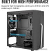 Корпус MicroATX Без БП Aerocool Bolt Mini-G-BK-v1 (ACCS-PV20013.11) (Tempered Glass, 2xUSB 2.0, 1xUSB-A 3.2 5Гбит/с, 1x120 mm FAN, HD Audio+Mic, 1x3.5