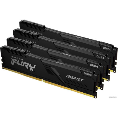 DDR4 64Gb KiTof4 PC-25600 3200MHz Kingston FURY Beast (KF432C16BB1K4/64) CL16