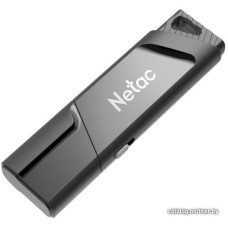32 Gb USB3.0 Netac U336 NT03U336S-032G-30BK (32 ГБ, USB 3.2 Gen 1 Type-A (5 Гбит/сек), выдвижной разъем, пластик, цвет ч