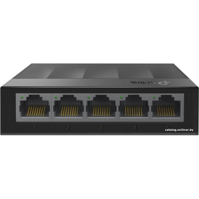 Коммутатор TP-Link LS1005G (неуправляемый, настольный, матрица 10 Гбит/с, green, 5-port 10/100/1000Mbps)