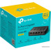 Коммутатор TP-Link LS1005G (неуправляемый, настольный, матрица 10 Гбит/с, green, 5-port 10/100/1000Mbps)